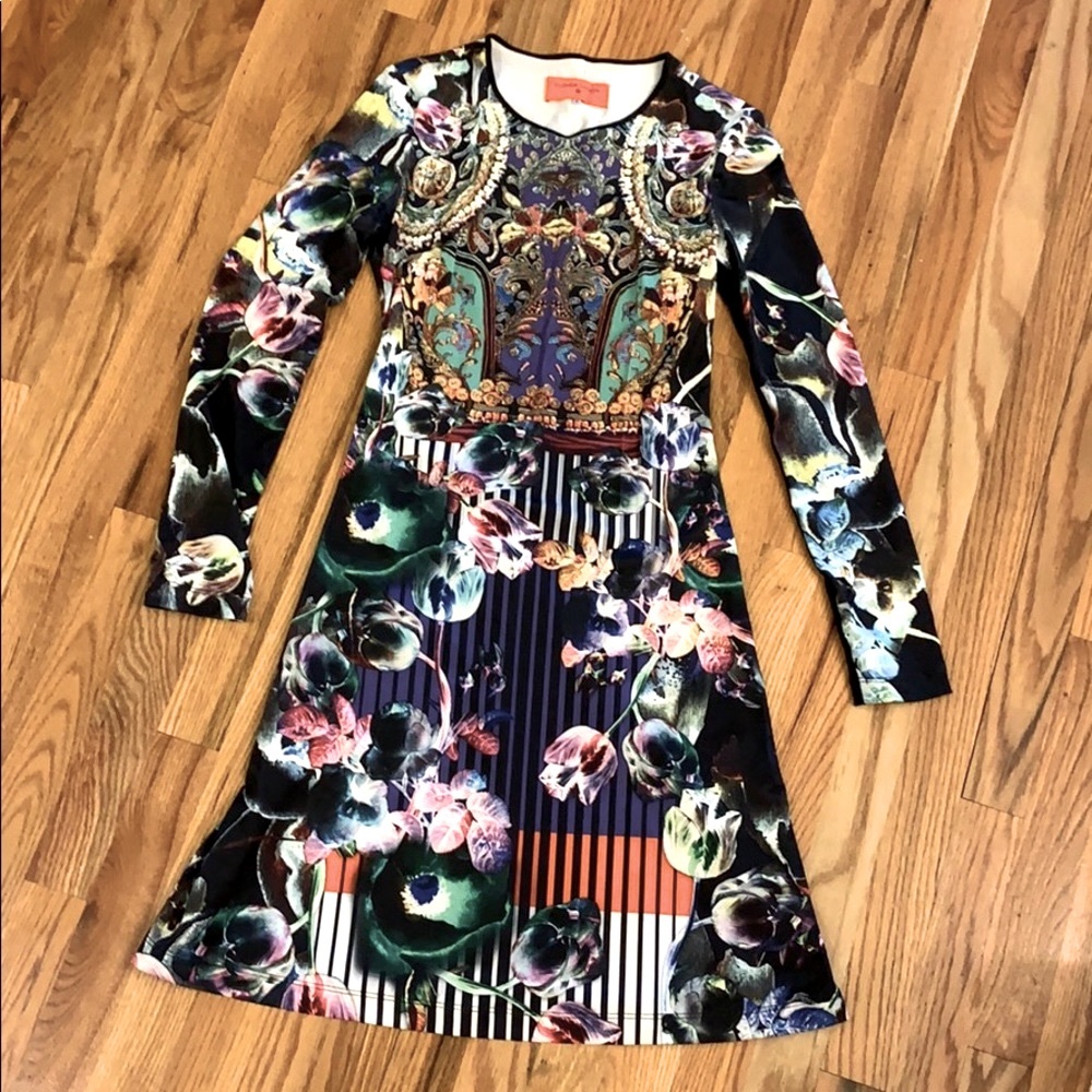Clover Canyon Long Sleeve Neoprene Dress ~ Size Small